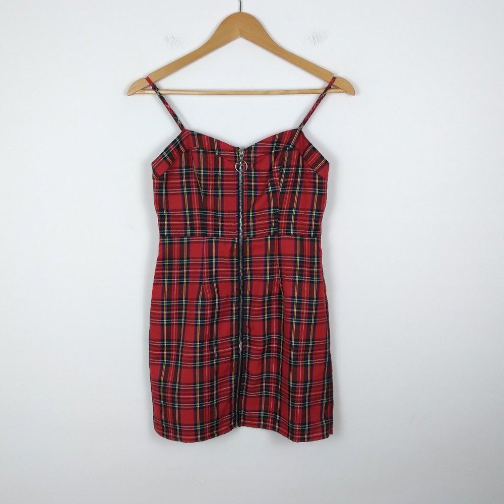 Forever 21 Plaid Spaghetti Strap Mini Dress